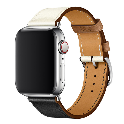 Generic - Bande de boucle en cuir de haute qualité bande de montre Apple 16 noir et 38 mm ou 40 mm ou 41 mm Generic  - Accessoires bracelet connecté