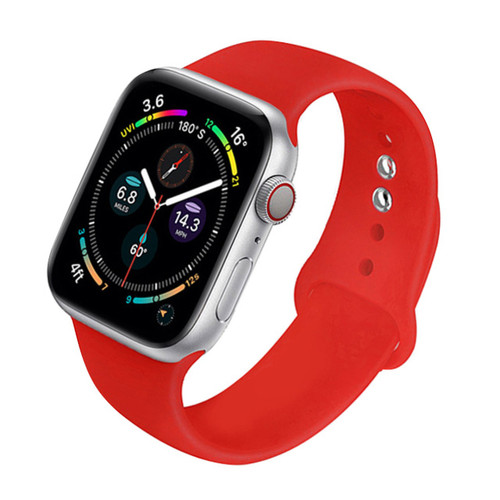 Generic - Bangle de silicone pour Apple Watch Band Red-6 42 mm ou 44 mm SM Generic  - Montre et bracelet connectés