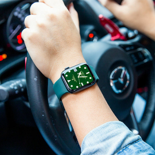 Accessoires bracelet connecté Bangle de silicone pour le groupe de montre Apple Watch