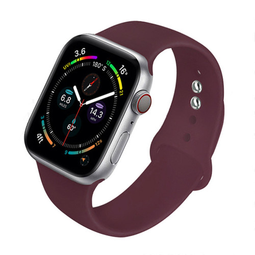 Generic - Slicon Bandon pour Apple Watch Band Plum-Color-69 42 mm ou 44 mm SM Generic  - Objets connectés
