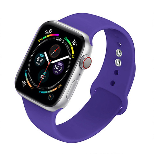 Generic - Brotte en silicone pour Apple Watch Band Purple-31 42 mm ou 44 mm SM Generic  - Objets connectés