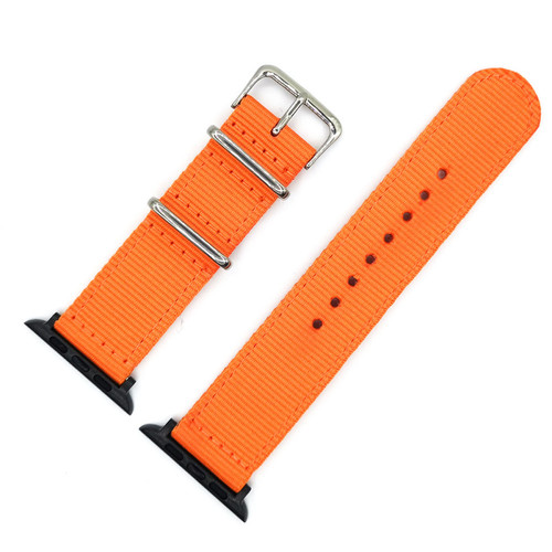 Generic - Band de montre en nylon watch land orange b 38 40 41mm Generic  - Objets connectés