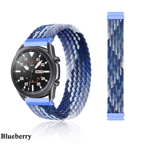 Generic - Boucle solo tressée de 22 mm 22 mm Samsung Galaxy Active 2 / Watch 3/46mm / 42 mm / Gear S3 Bracelet Huawei Watch GT / 2/2E / Pro sangle Generic  - Marchand Valtroon