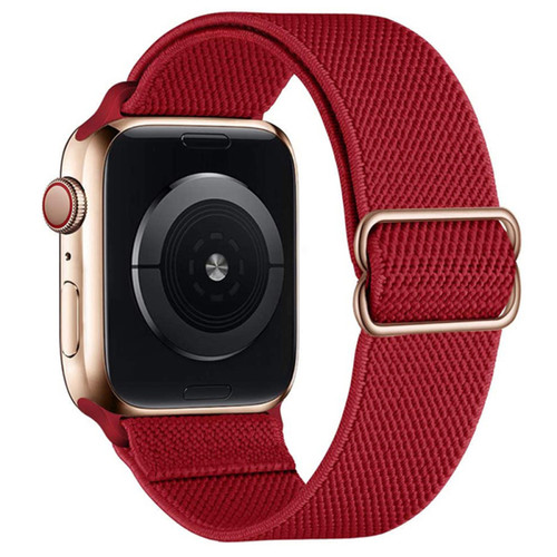 Generic - Brotte Scrunchie pour Apple Watch Band 15wine Red 38 mm 40 mm 41 mm Generic  - Marchand Valtroon