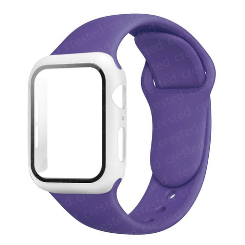 Generic - Verre + boîtier + sangle pour Apple Watch Band Purple 40mm Series 654 SE Generic  - Objets connectés