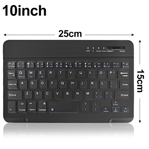 Generic - Mini Bluetooth Clavier Clavier sans fil 10 en anglais noir Generic  - Mini clavier sans fil