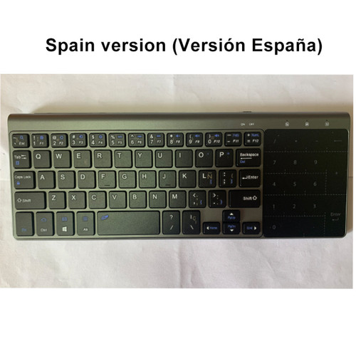 Generic - Clavier sans fil 2.4g avec numéro de pavé tactile édition espagnole Generic  - Pack Clavier Souris