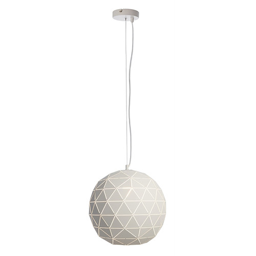Generic - Luminaire globe suspendu plafonnier E27 diamètre 40cm lumière de cuisine COULEUR BLANC Generic  - Globe plafonnier