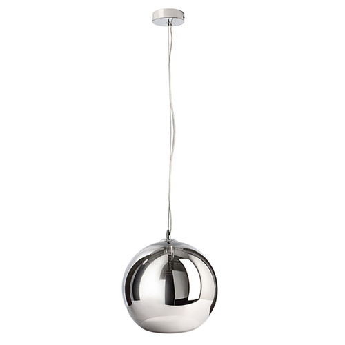 Generic - Pendete sphere led glass lamp modern silver suspension globe ceiling lamp E27 Generic  - Luminaires Gris