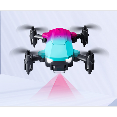 Generic 2 batterie mini drone photographie aérienne sans appareil de positionnement de la caméra pour évasement d'évitement de la télécommande d'avions-vert