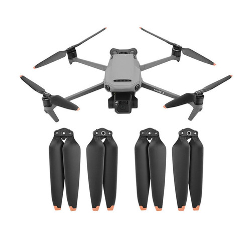 Generic 2 Paire Hélice silencieuse et à dégagement rapide Accessoires pour drone pour les ailes du drone DJI MAVIC 3