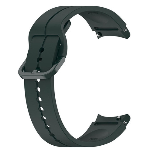 Generic - 20MM Bracelet de montre en silicone Accessoires de remplacement compatible Samsung Watch5/Watch5 Pro - Vert foncé Generic  - Accessoires bracelet connecté
