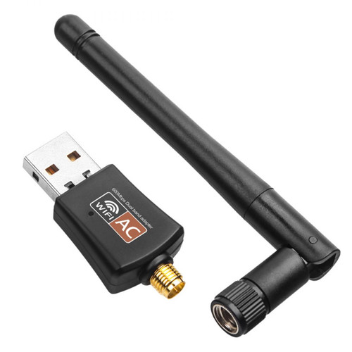 Generic - Adaptateur USB WiFi 600Mbps Dual Band Sans fil Dongle adaptateur réseau   2,4 GHz / 5,0 GHz Ethernet 802.11AC avec antenne pour or1507 Generic  - Dongle usb
