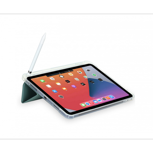 Generic Cache de protection transparente de type Type C15 avec slot stylo iPad Tablette en cuir Coque de protection pour iPad Pro 12.9 pouces 2018/2020/2021