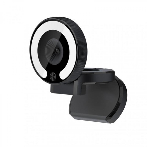 Generic - Caméra 1080P avec Anneau Lumineux, Webcam Couvercle Confidentialité Double Microphone Generic  - Webcam