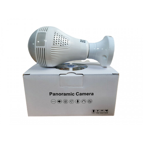 Generic - Caméra panoramique à ampoule 360 degrés WiFi caméra sans fil à distance lumière blanche vision nocturne HD intercom intelligent - Camera webcam