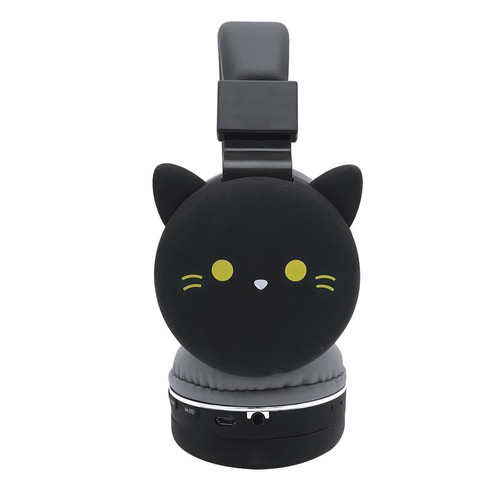 Generic - Casque de dessin animé jolie fille de fille de dessin animé 3D chat de chat chat noir Generic  - Casque chat