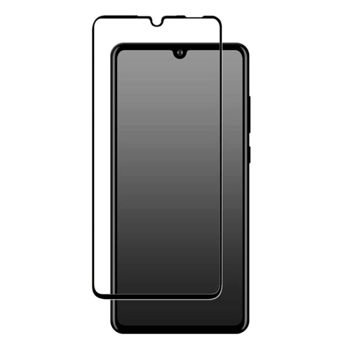 Protection écran tablette Generic Compatible avec Huawei P30 Lite Film de protection en verre trempé Film de protection avec couverture plein écran Film en verre dur HD pour Huawei P30 Lite - Lot de 2