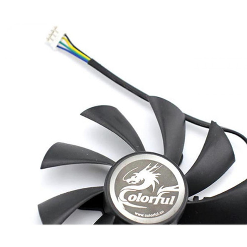 Generic Le ventilateur de refroidissement de la carte graphique d'ordinateur portable pour Rainbow GTX1060 1050ti 1050950 ITX coloré