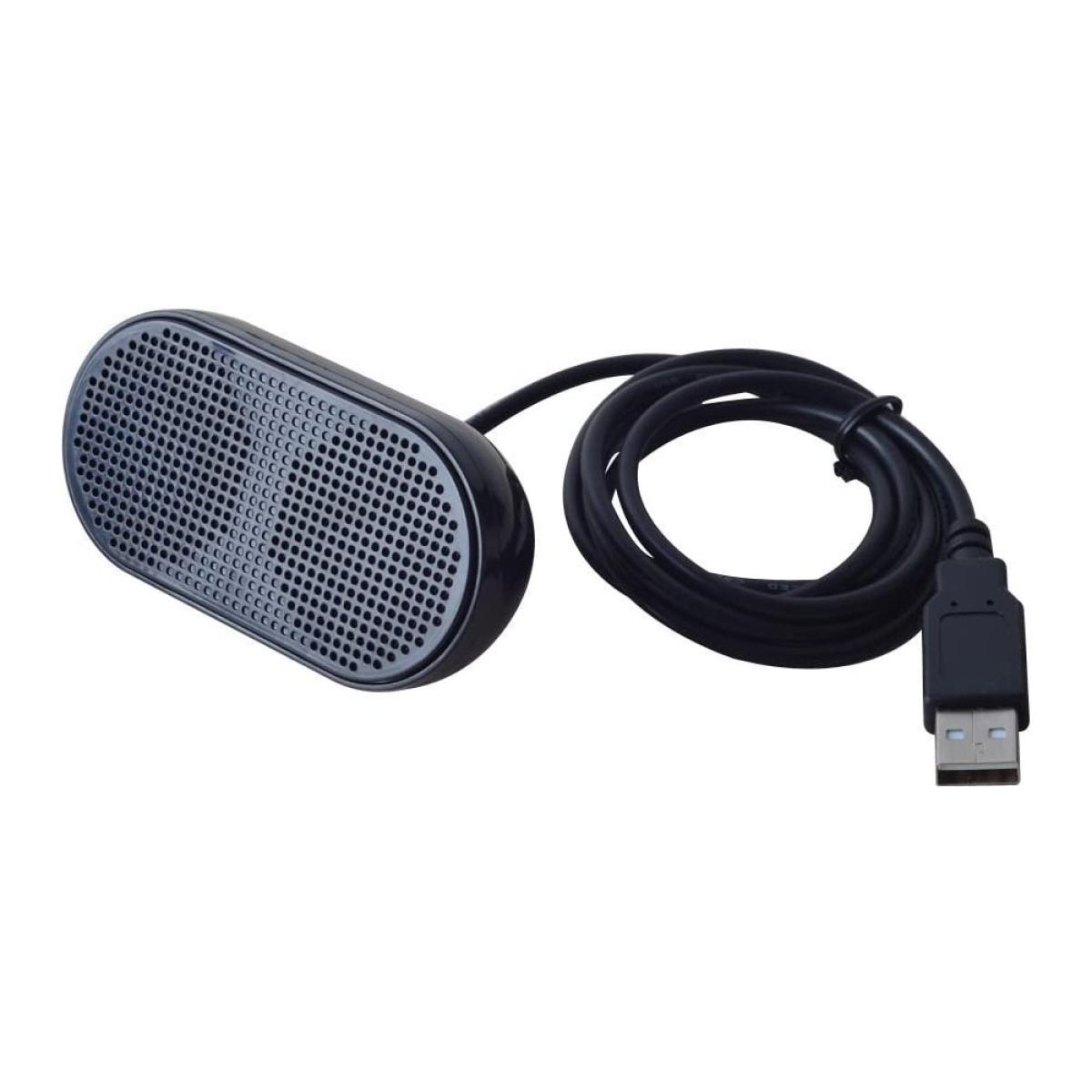 Generic - Mini haut-parleur USB haut-parleur d'ordinateur alimenté  haut-parleur multimédia stéréo pour ordinateur portable PC (noir) - Enceinte  PC - Rue du Commerce