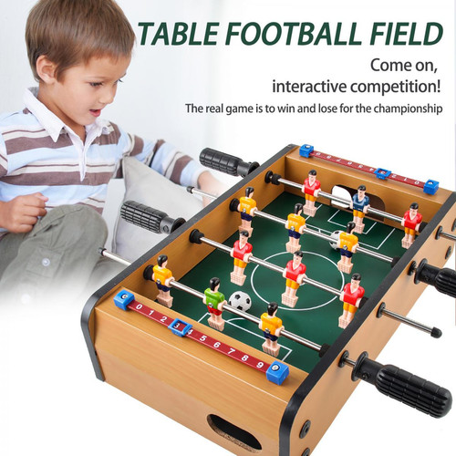 Jeux éducatifs Generic Mini table de baby-foot 14.2in Table de jeu de football de football pour enfants