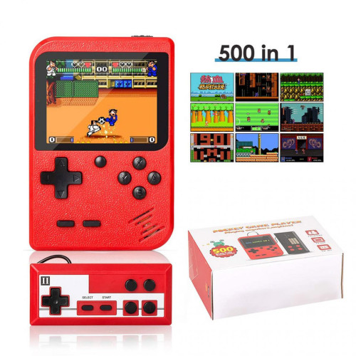Generic - Rétro mini console de jeu vidéo tenue dans la main 500 jeux classiques intégrés pour les enfants @7e Edition3 Generic  - Jeux de société