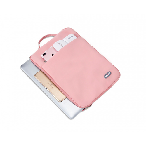 Generic Sac d'ordinateur portable de 14 pouces étanche résistant à l'usure Portable portable portable à emporter à emporter-3 # -pink