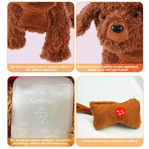 Generic Smart peut être appelé marche en peluche électrique jouet Teddy Robot Dog enfants @7e Edition4