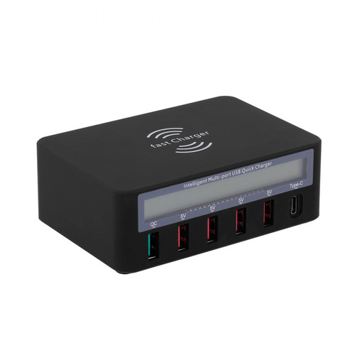 Generic Station de recharge intelligente avec station d'accueil USB à 6 ports avec chargeur USB et chargeur universel de compatibilité uni1036