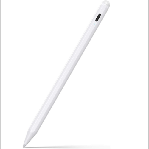 Generic - Stylet actif compatible avec Apple iPad, stylets pour écrans tactiles, rechargeable capacitif 1,5 mm pointe fine avec iPhone iPad et autres tablettes (blanc) - Generic