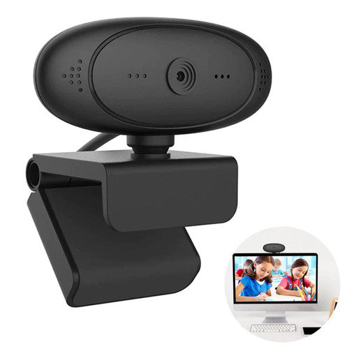 Webcam Generic Webcam 1080P avec microphone, caméra Web HD USB sans lecteur pour PC/Mac/ordinateur portable/MacBook/tablette