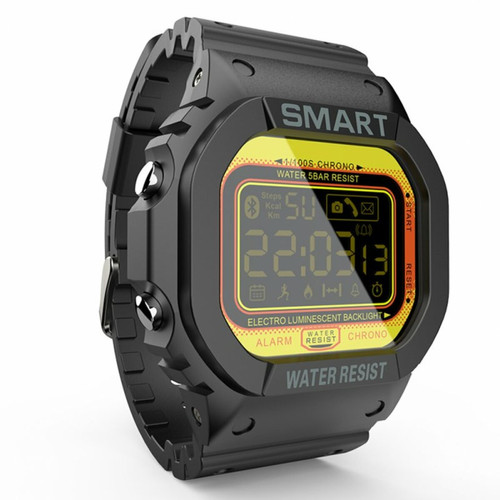 Generic - Mk22 Smart Watch Bluetooth Smartwatch Avec Cadran Lumineux Sports De Plein Air Bracelet Noir Generic  - Montre et bracelet connectés