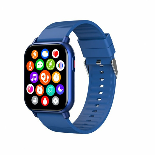 Generic - Montre Smart Watch 1.85 Hd Écran Sang Oxygène Surveillance De La Température Corporelle Charge Magnétique Montre-Bracelet Bleu Generic  - Objets connectés