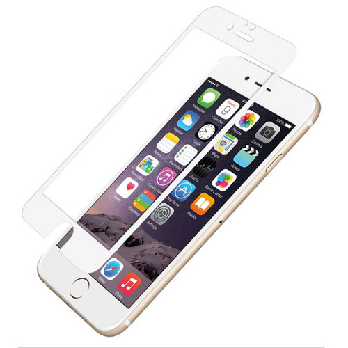 marque generique - Protection en verre trempé pour  iPhone 6/6s blanche marque generique  - Verre trempe iphone 6s