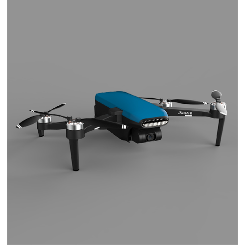 Generique Brother - Drone Faith 2 avec caméra 4K 5G WIFI 3 axes Gimbal GPS 3 Batterie bleu - Drone caméra Drone connecté