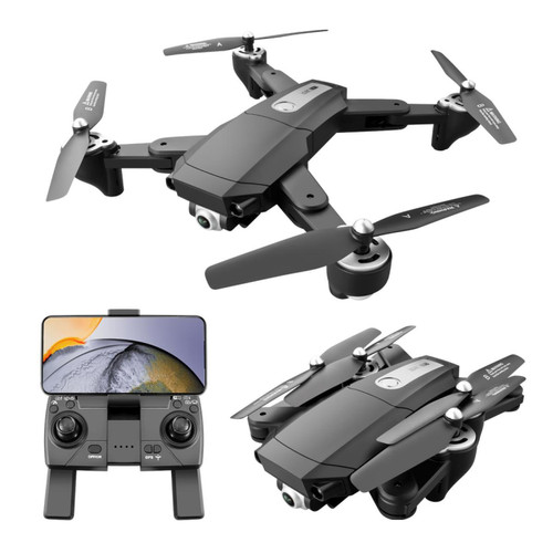 Generique Brother - Drone S604 PRO GPS 6K HD Avec 2 batterie Noir - Drone 4K Drone connecté