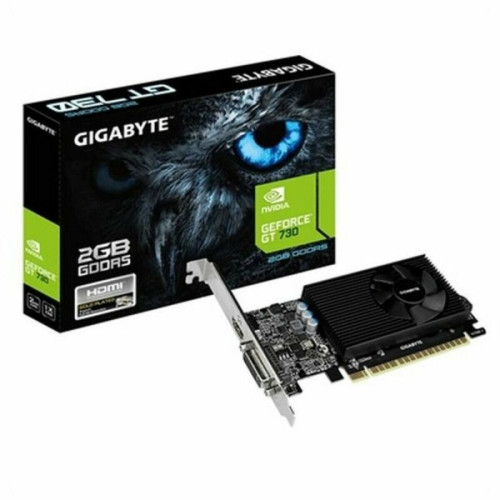Gigabyte - Carte Graphique Gaming Gigabyte GeForce GT 730 2GB 2 GB GDDR5 2 GB RAM - Carte Graphique NVIDIA 2 go