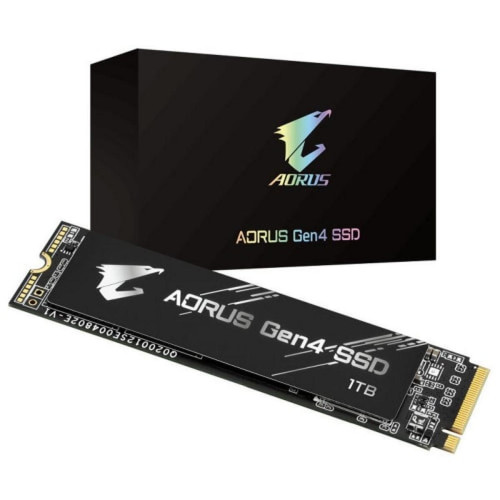 Gigabyte Aorus Gen4 SSD 1000Go M.2 2280 3D TLC NAND 5000Mo/s Noir