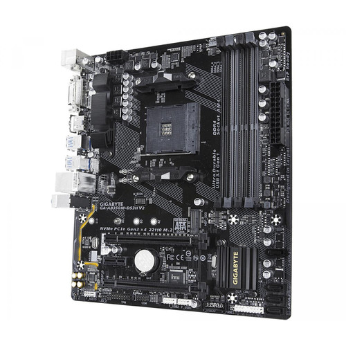 Gigabyte - Carte Mère Ultra Durable GA-AB350M-DS3H V2 - Carte mère AMD Micro-atx