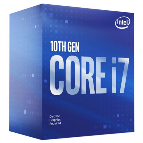 Intel - Core i7-10700F Processeur de Bureau DDR4 2133 MHz 4.8GHz LGA 1200 Bleu - Processeur INTEL