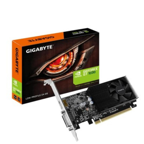 Gigabyte - Gigabyte GV-N1030D4-2GL carte graphique NVIDIA GeForce GT 1030 2 Go GDDR4 - Carte Graphique NVIDIA 2 go