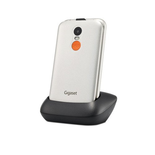 Gigaset - Gigaset GL590 7,11 cm (2.8') 113 g Blanc Téléphone pour seniors - Téléphone mobile