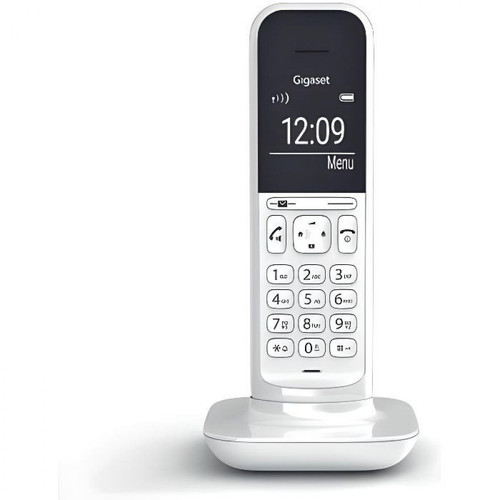 Gigaset - GIGASET Téléphone Fixe CL390 Blanc - Téléphone fixe Gigaset