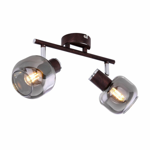Globo Lighting - Plafonnier spot design vintage Pallo - Marron bronze Globo Lighting - Plafonnier LED Plafonniers