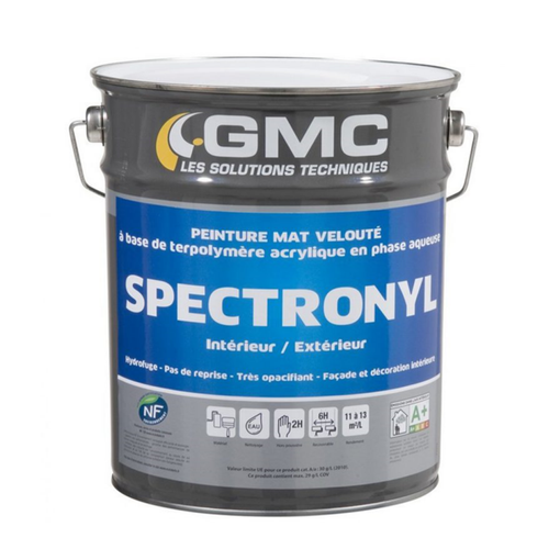 Gmc - SPECTRONYL BLANC 4L Peinture à base de terpolymère acrylique en phase aqueuse - Peinture intérieure & extérieure