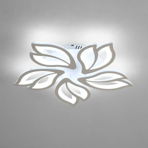 Goeco - Plafonnier LED 60W, Creative Fleur de Forme Lampe de Plafond Moderne, Lustre Plafonnier pour Salon, Chambre, Couloir, Salle à Manger, Cuisine 6500K Blanc Froid Goeco  - Plafonniers