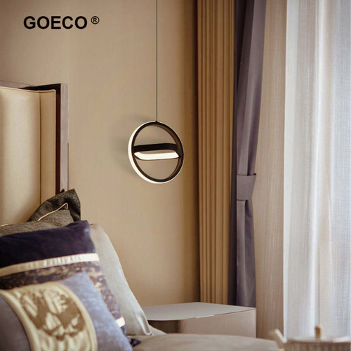 Goeco - LED moderne suspension ronde carré lumière chambre salon Restaurant cuisine éclairage intérieur suspension lampe décor à la maison 220V Goeco - Suspension LED Suspensions, lustres