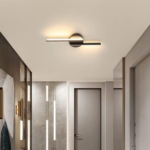Appliques Applique murale interieur LED, Lampe murale moderne 16W 3000K lumière blanche chaude plafonnier acrylique parfait pour salon couloir salle de bain escalier veilleuse