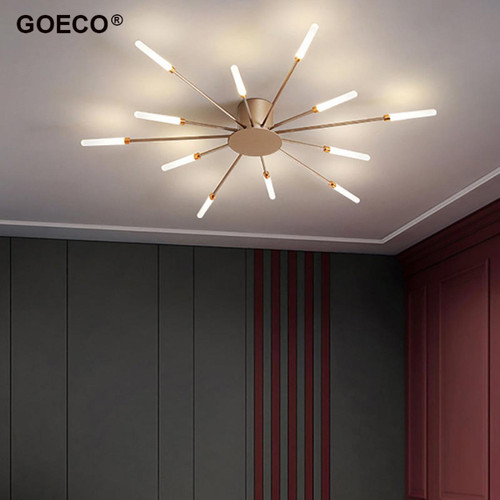 Goeco - Lustre de plafond moderne feu d'artifice Led plafonnier pour la maison salon chambre salle à manger cuisine éclairage intérieur - Goeco