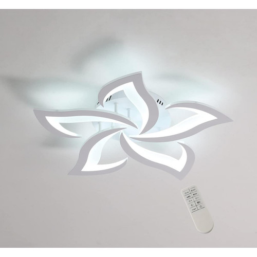 Goeco - Plafonnier LED Dimmable, 40W 4200LM Luminaire Plafonnier, 3000k-6000k Φ60cm avec Télécommande Lampe de Plafond per Salon Chambre - Goeco